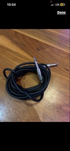 Instrument cable Jack to Jack 3 metre for electric Guitar, Bass, Amplifier, Mixer, Keyboard, Microphone monitor electric guitar parts accessories