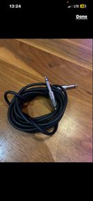 Instrument cable Jack to Jack 3 metre for electric Guitar, Bass, Amplifier, Mixer, Keyboard, Microphone monitor electric guitar parts accessories