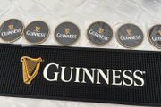 guinness bar runner  and coaster set