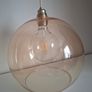 2 ceiling glass lamps + extra Edison bulb Image 2