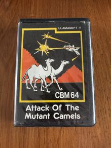 Vintage Commodore 64 game Mutant Camels