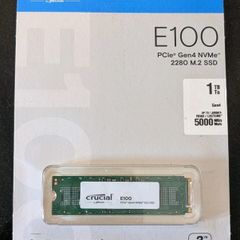 Crucial E100 1tb Nvme Ssd  Pcie Gen4 5000mbs