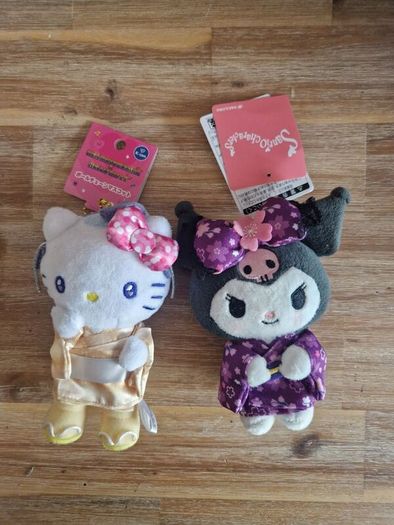 hello kitty and kuromi bag chams