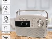 2 Band Rechargeable Radio Ivory White