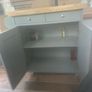 Beautiful Sage Green Kitchen Island / Freestanding Cabinet Image 3