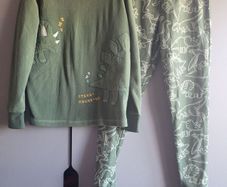 dinosaur fleece pyjamas