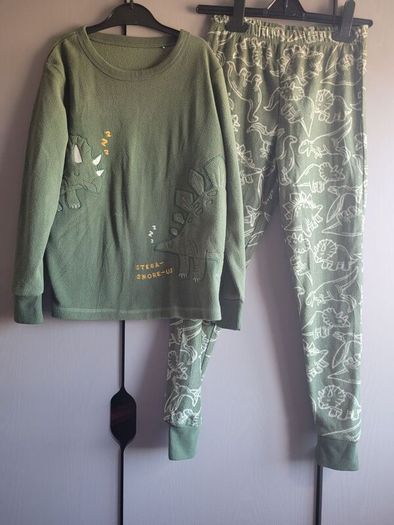 dinosaur fleece pyjamas