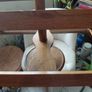 Antique wooden Duellist music stand with side candle sconcesAntique oak wooden music stand with side candle sconces Image 5