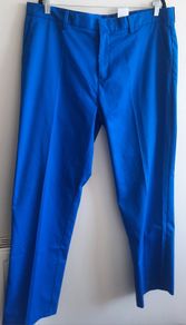 Mens Blue Ashworth Golf Trousers