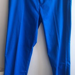 Mens Blue Ashworth Golf Trousers