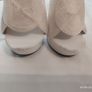2x pair of high heels (white & black) - size 35 & 36 Image 3