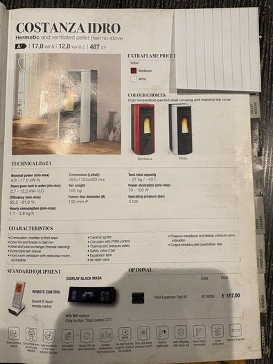 Pellet stove