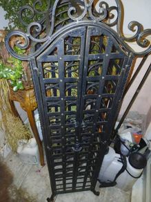 steel wine rack