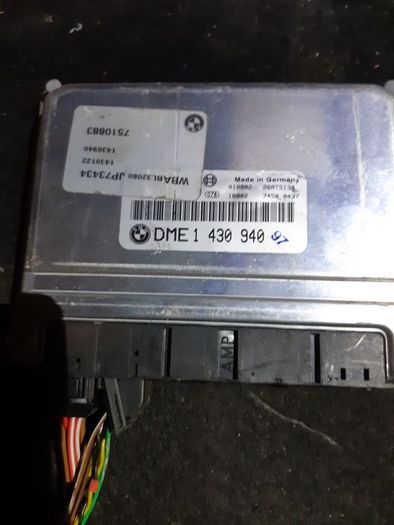 Bmw 3 E46  Engine Ecu Control Unit Module Dme 1430940