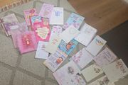 Bundle of 25 birthday cards for Mums.   No envelopes with them.