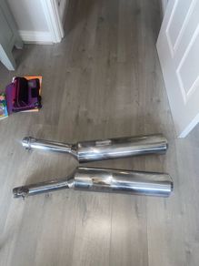 Original Honda, CBR 1100 blackbird exhaust x2