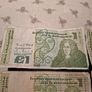 Irish pound notes '87,'88,89 Image 10