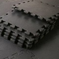 Interlocking fitness mat