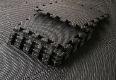 Interlocking fitness mat