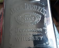 6oz jack Daniel's hip flask,AC