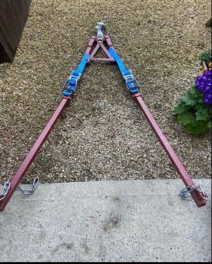 Towing a frame heavy duty , recovery dolly new 2,7t