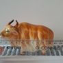 Porcelain cow or yak figurine Image 3