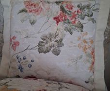 Two cushions and covers