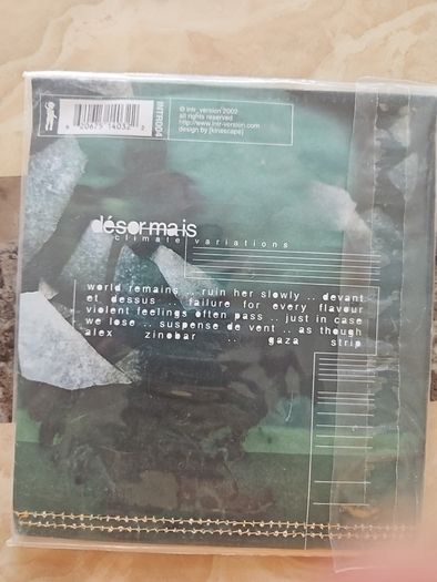 Desormais CD - Climate Variations
