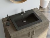 Granite Basin 600x450x120 mm Black