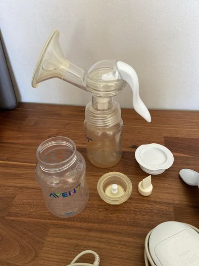 avent breast pump manual battery operated or main operates