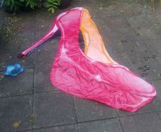 Giant blow up Stiletto