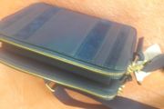 Brand new navy leather handbag