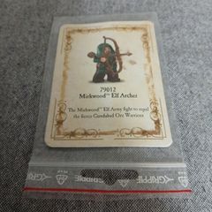 Lego Hobbit Theatre promotional 79012 Elf Archer card ONLY