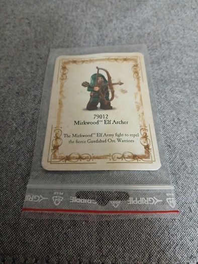 Lego Hobbit Theatre promotional 79012 Elf Archer card ONLY
