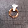 Gold plated diamond ring size 7 Image 7