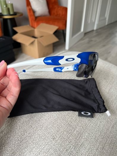 Oakley Flak Jacket XLJ - Blue/White