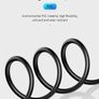 USB Type C Cable Fast Charging and data transmission  100cm 1m Black Image 7