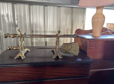 Brass fire set