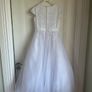communion dress and hair accessory - perfect condition - worn once Image 3
