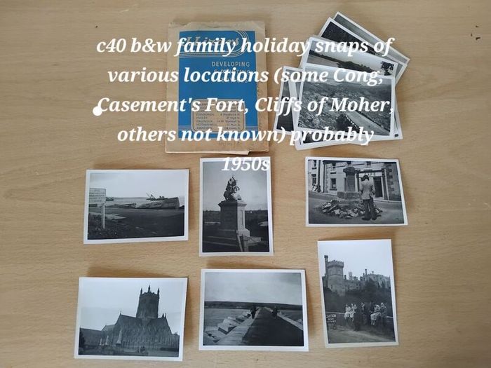 Job lot vintage Irish tourist maps, guides, holiday snaps & postcards 1950s onwards FREEPOST