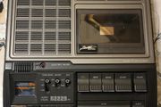 Mono cassette recorder Philips N 2229 AV, from 1976, Made in Belgium.