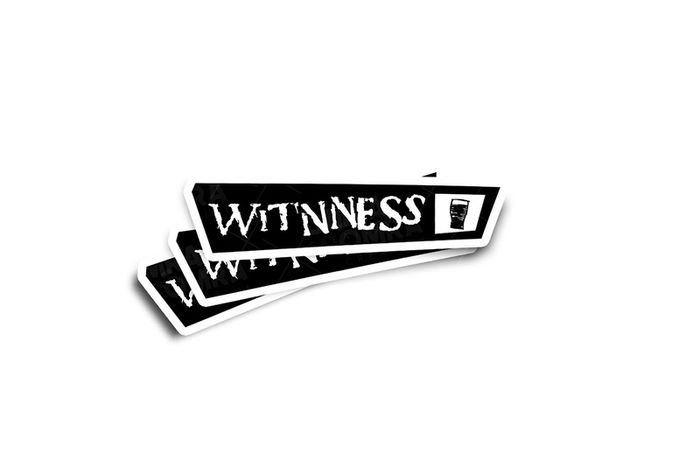 Guinness Witnness Festival Glossy Stickers 2-Pack