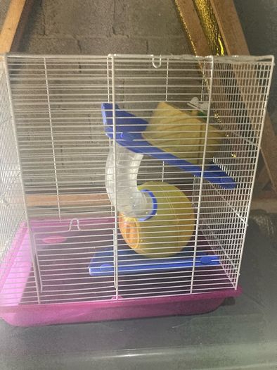 hamster cage plus accessories see description