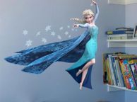main image for ad New Frozen Elsa Wall Stickers Art Decal Mural Girls Childs Kids Room