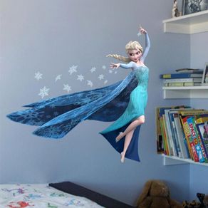 New Frozen Elsa Wall Stickers Art Decal Mural Girls Childs Kids Room
