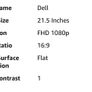 Two Dell P2222H 21.5 Inch Monitors Image 4