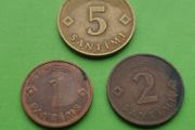 Latvia 1992 year 3 coins.