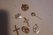 religious pendants etc.