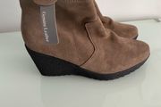 New Genuine Suede Boots, size 4