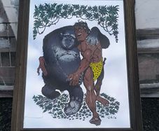 1970s Gottlieb Tarzan Carnival Mirror